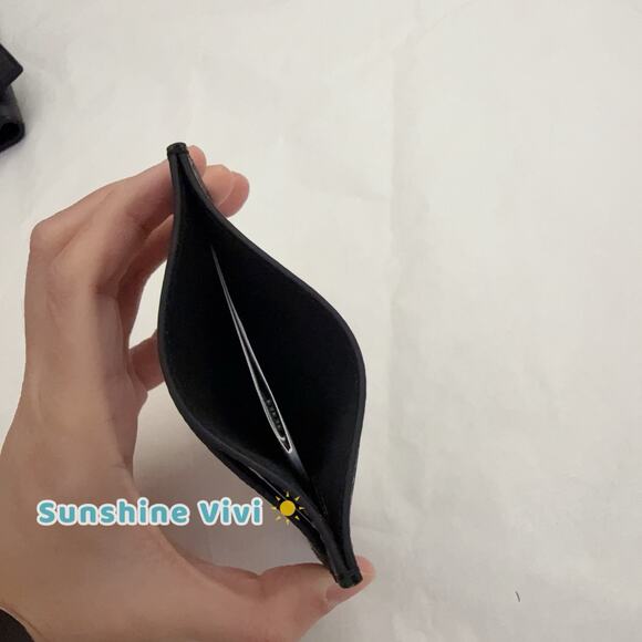 NWT Coach Slim Id Card Case With Penguin Print CCP96 Black Multi - Picture 4 of 6